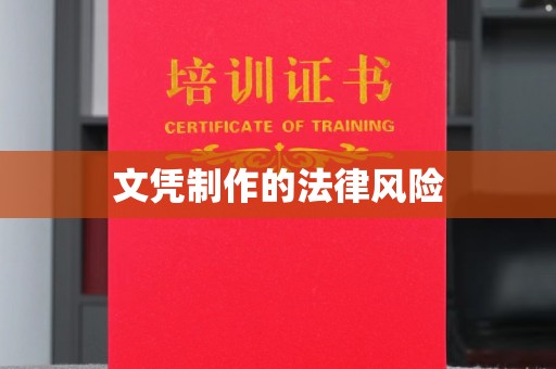 让胡路文凭制作的法律风险