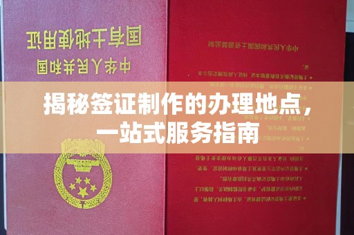 让胡路揭秘签证制作的办理地点，一站式服务指南