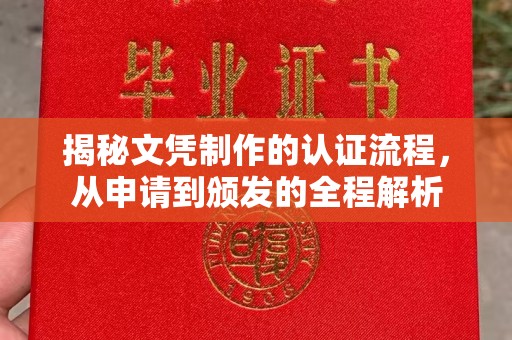 让胡路揭秘文凭制作的认证流程，从申请到颁发的全程解析