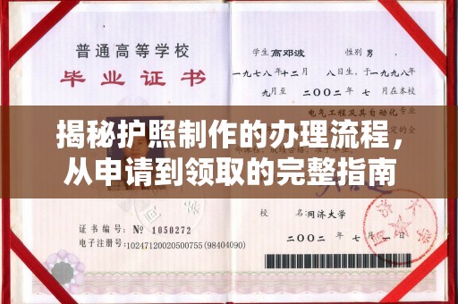 让胡路揭秘护照制作的办理流程，从申请到领取的完整指南