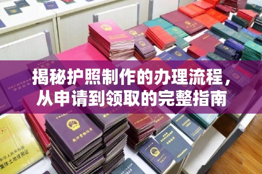 让胡路揭秘护照制作的办理流程，从申请到领取的完整指南